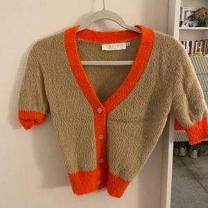 Fuzzy Crop Cardigan